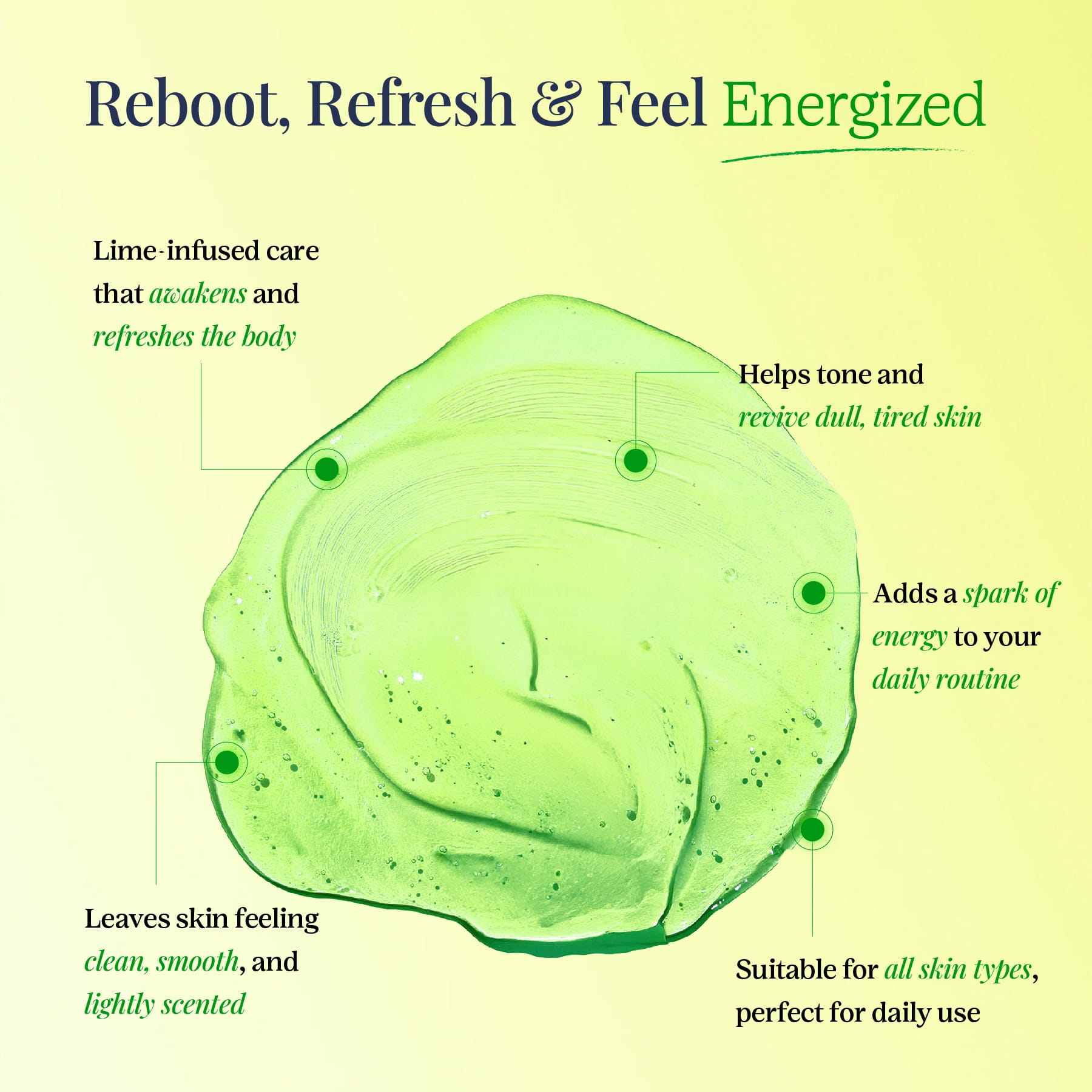 Yuthika Naturals Shower Gel Fresh Lemon 750ml