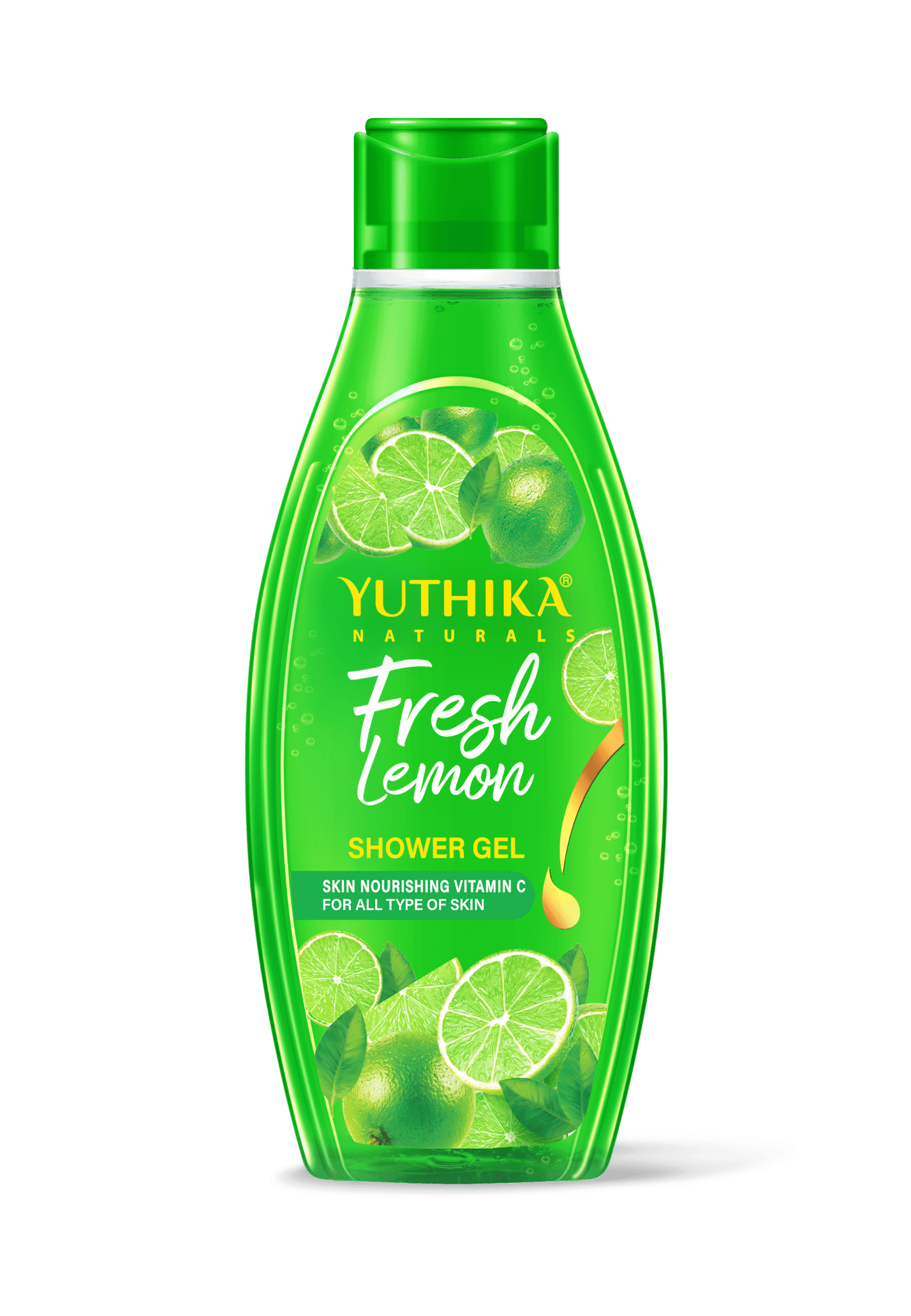 Yuthika Naturals Shower Gel Fresh Lemon 250ml