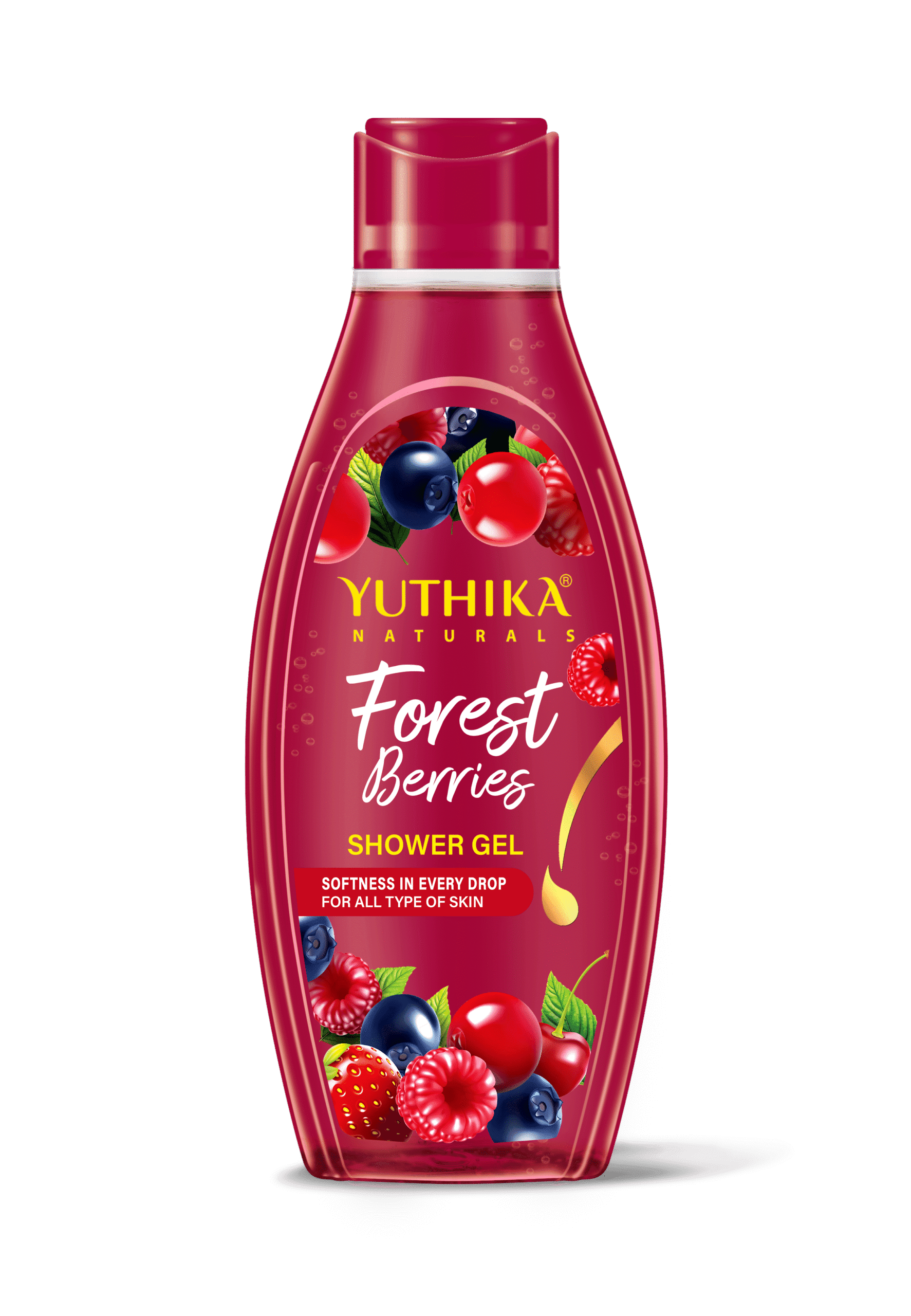 Yuthika Naturals Shower Gel Forest Berries 250ml