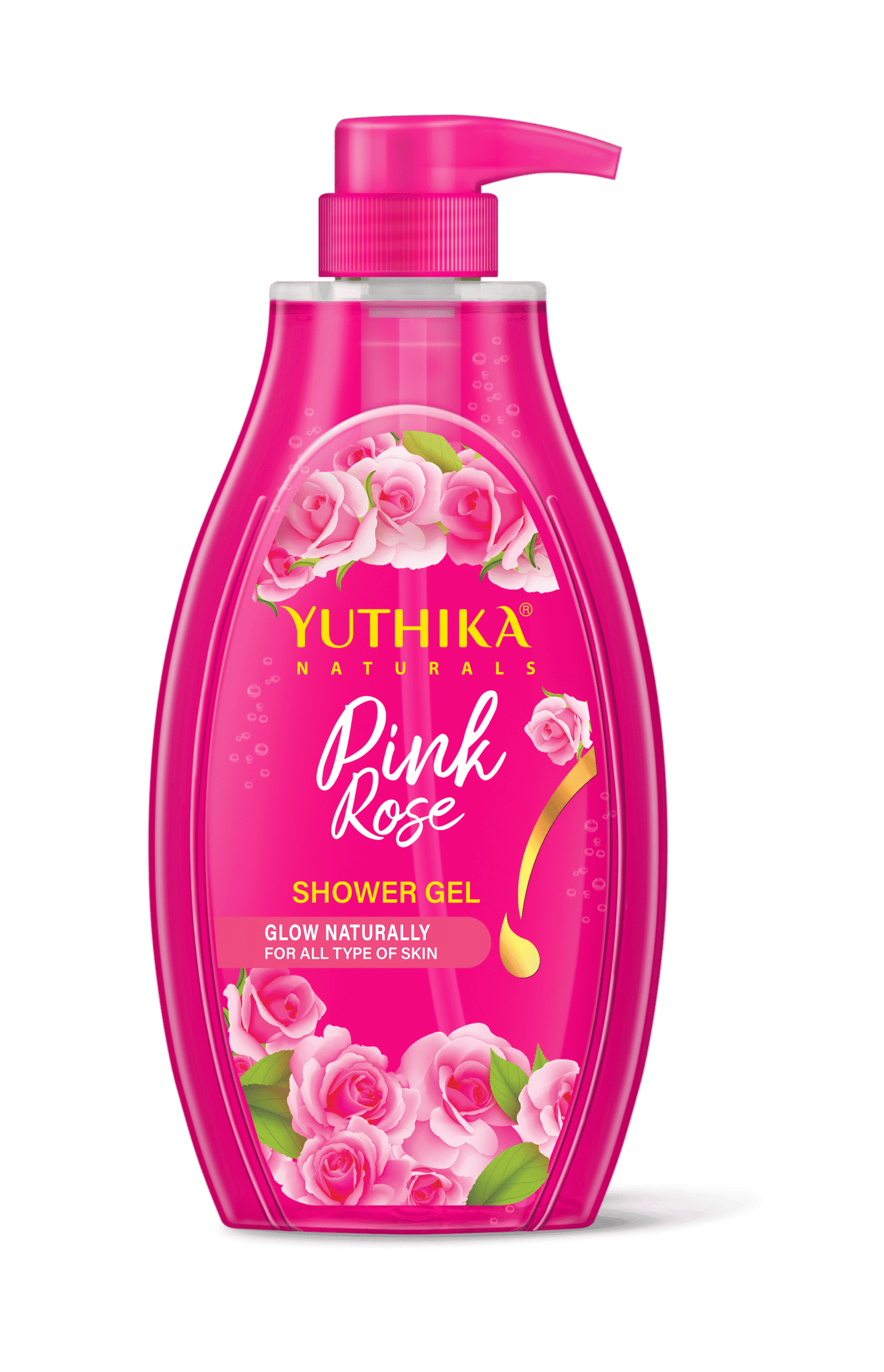 Yuthika Naturals Shower Gel Pink Rose 750ml