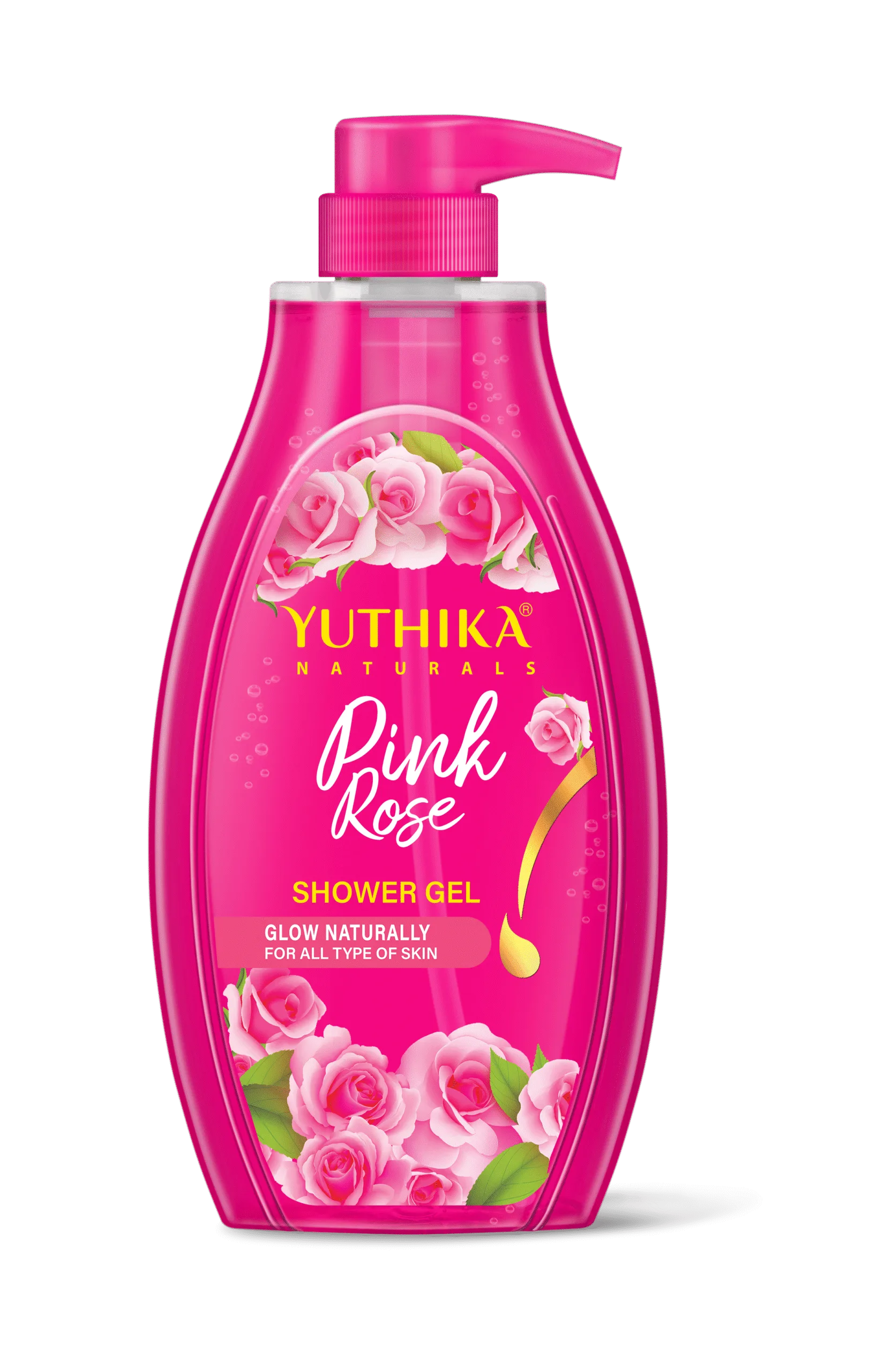Yuthika Naturals Shower Gel Pink Rose 750ml