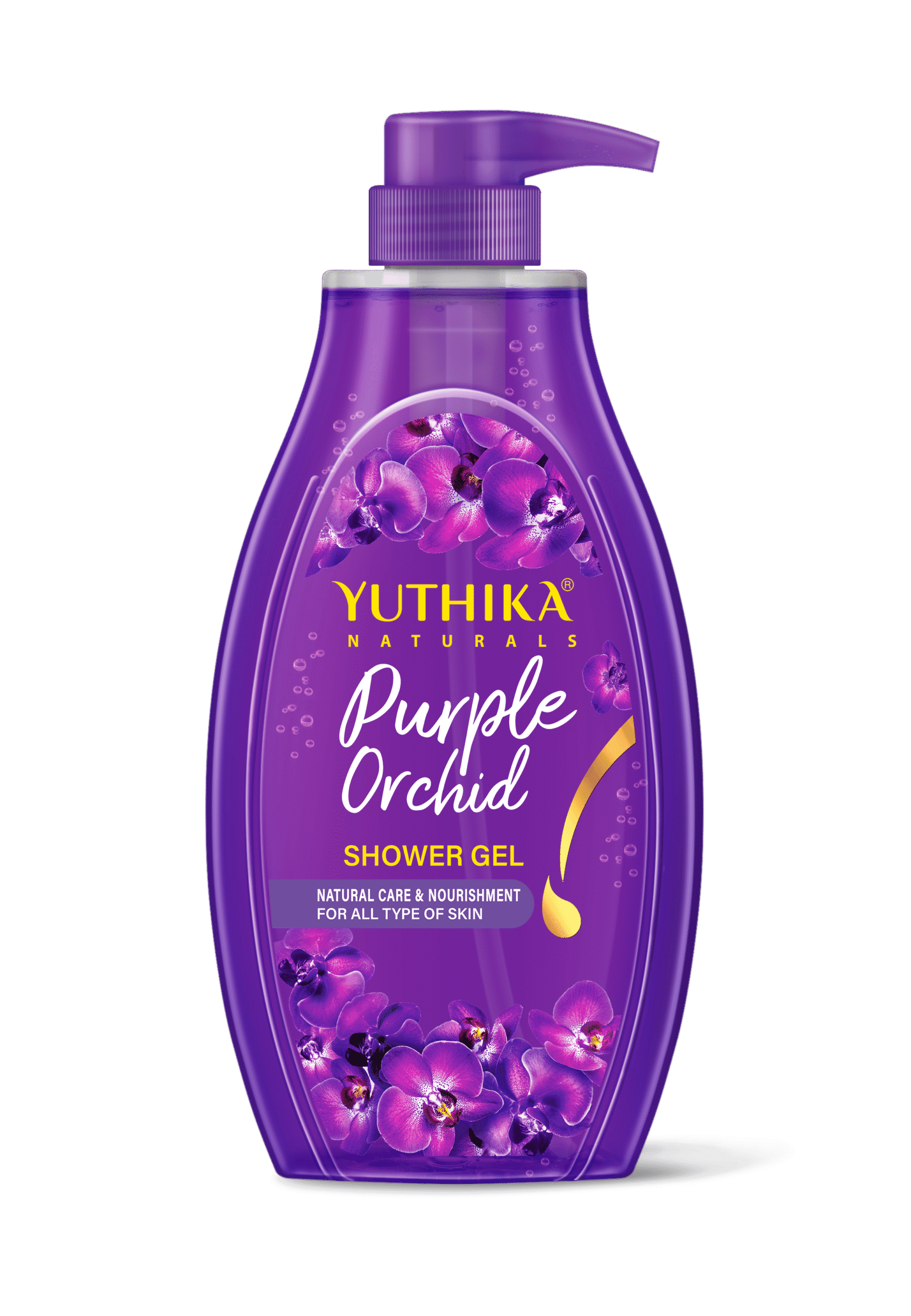 Yuthika Naturals Shower Gel Purple Orchid 750ml