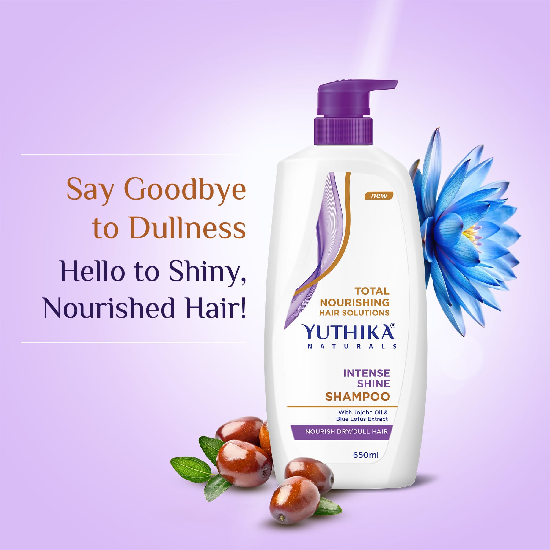 Yuthika Total Nourishing Intense Shine Shampoo 650ml