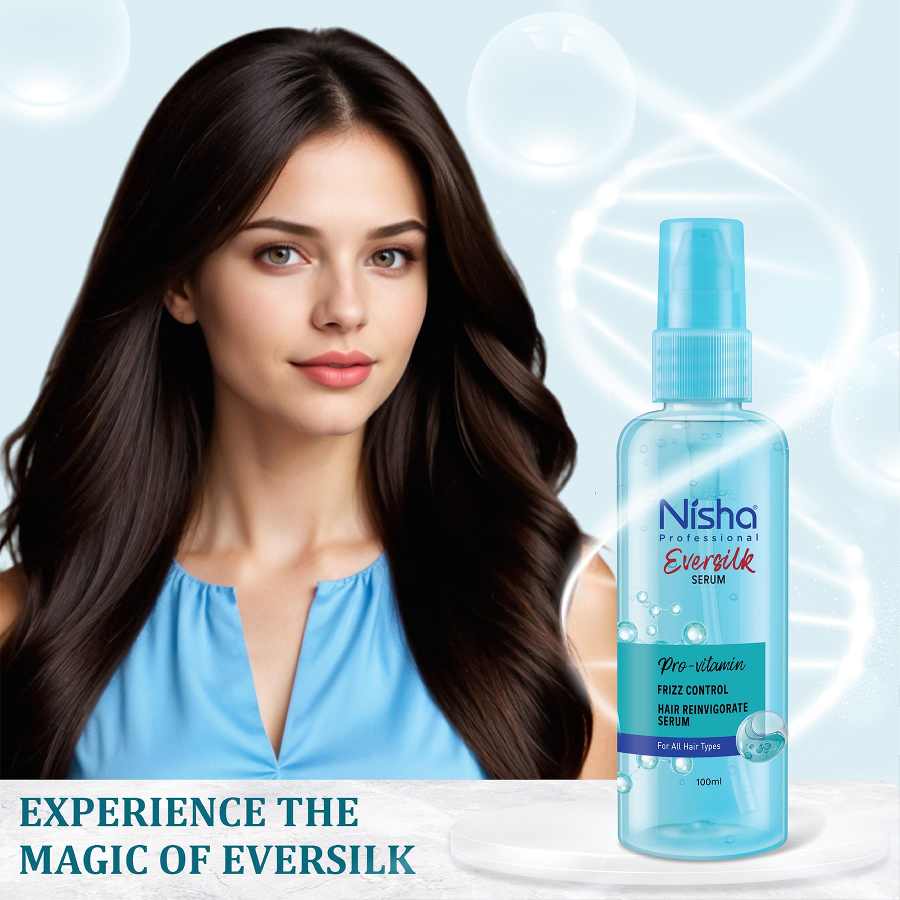 Nisha Professional Eversilk Pro-Vitamin Hair Serum