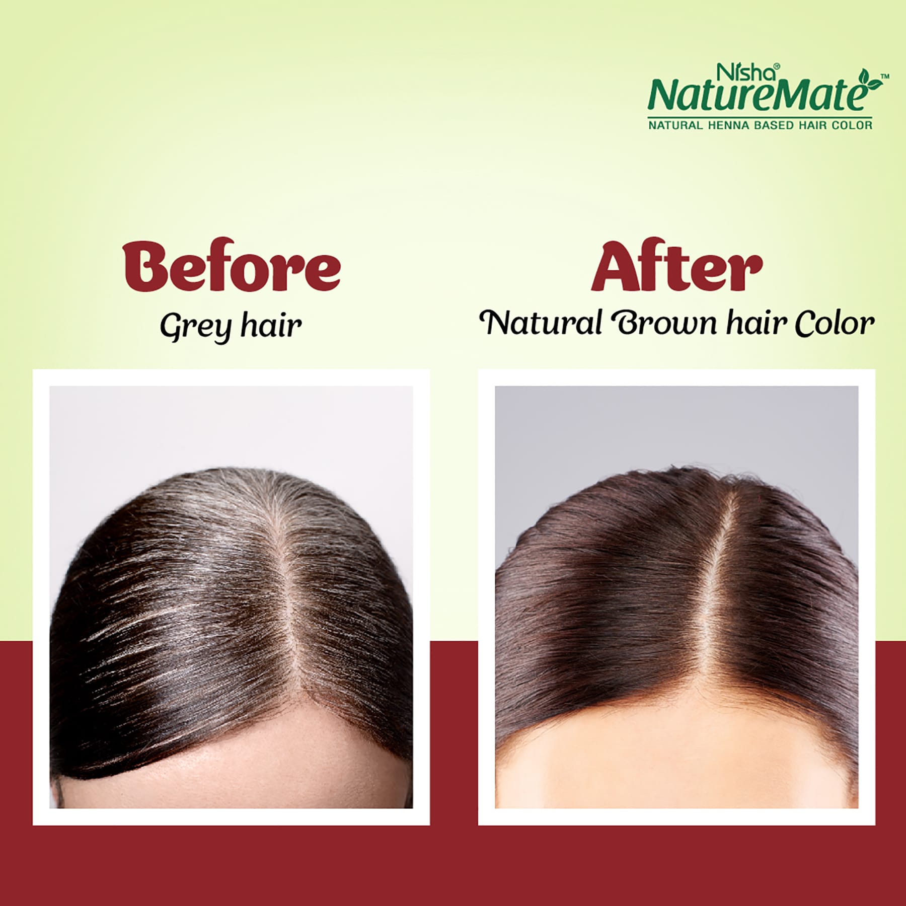 Nisha Naturemate Coloring Henna Natural Brown