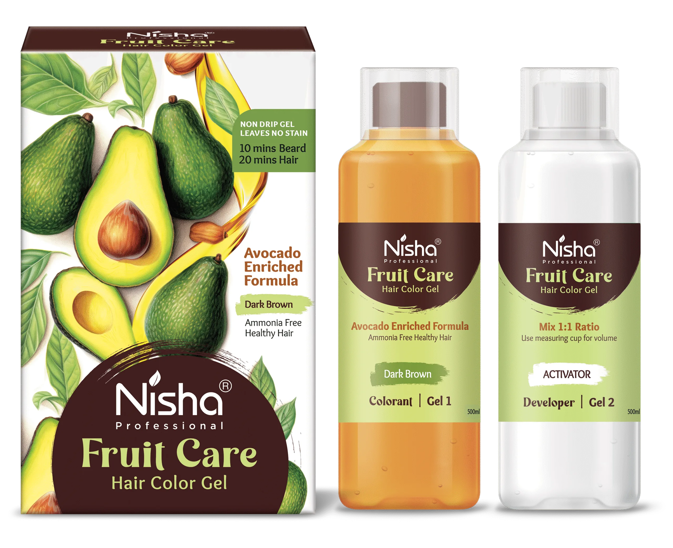 Nisha Professional Fruit Care Hair Color Gel