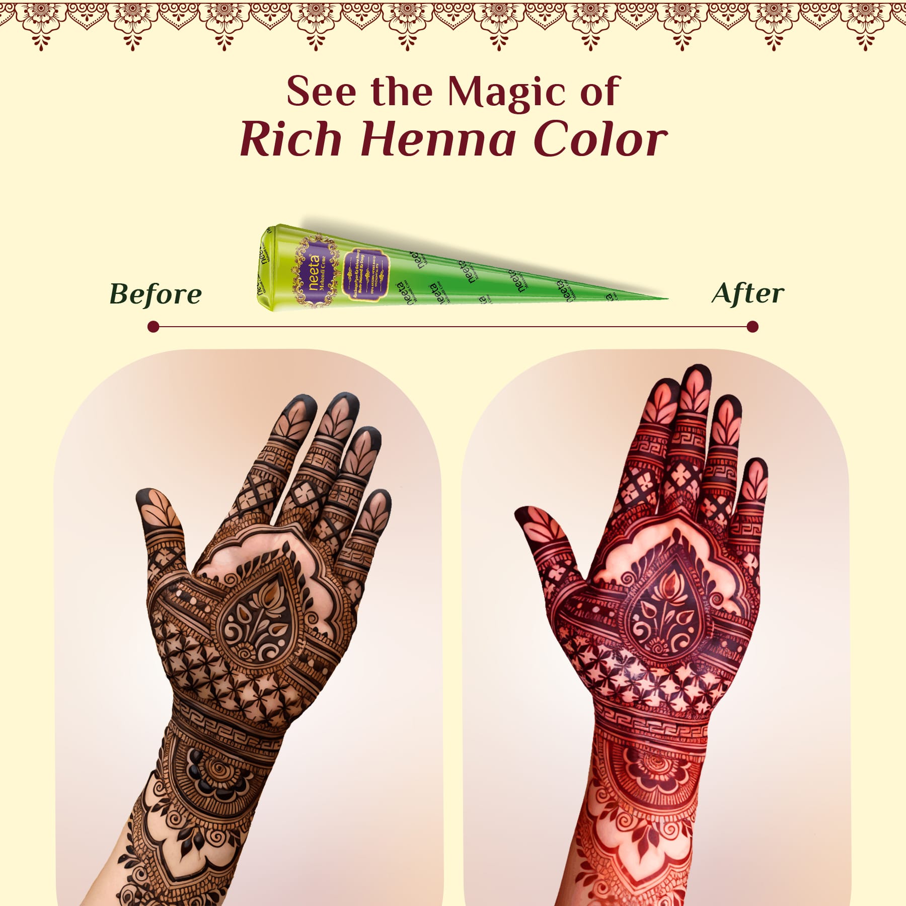 Neeta Mehendi Green Cone