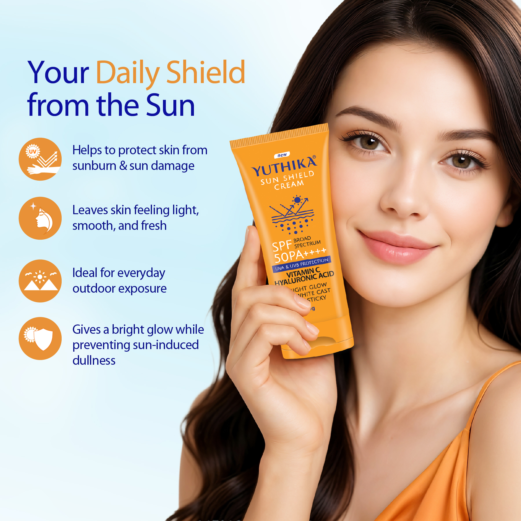 Yuthika Sun Shield Cream 50g