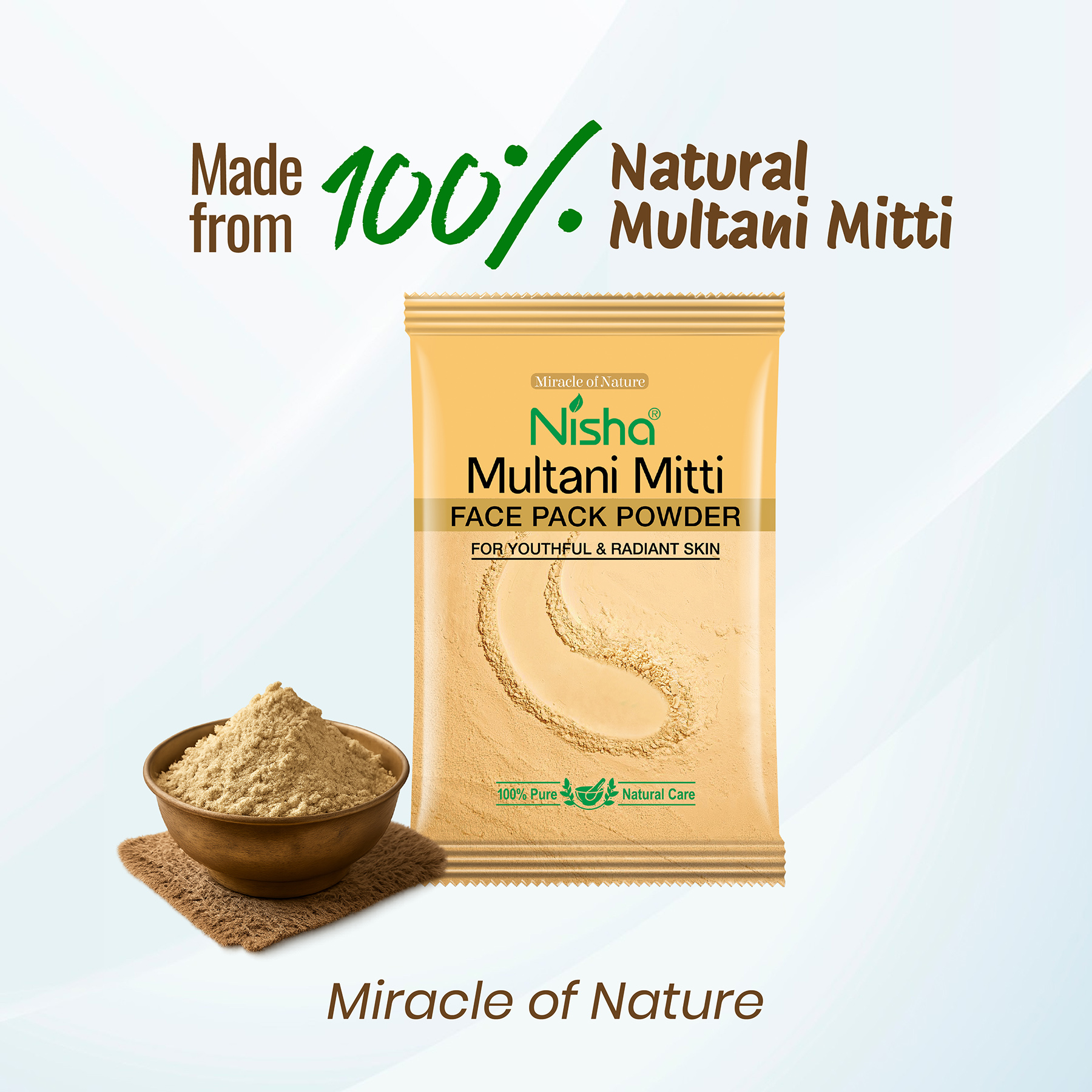 Nisha Multani Mitti Face Pack Powder