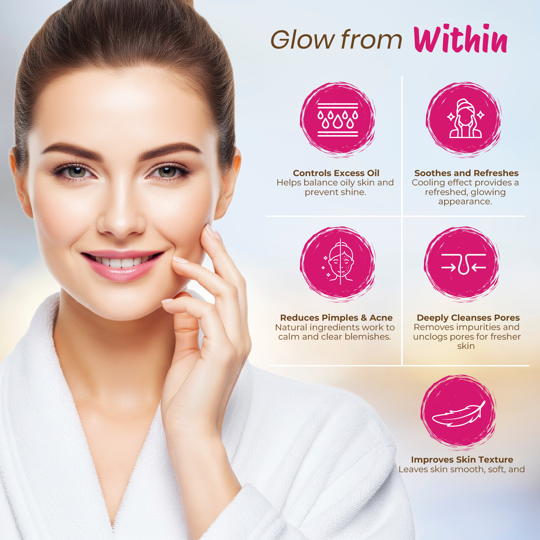 Nisha Multani Mitti Rose Face Pack Powder 10g