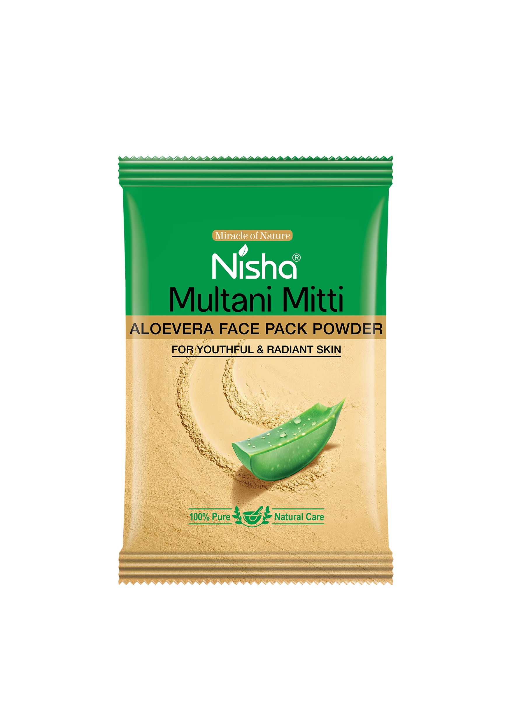 Nisha Multani Mitti Aloe Vera Face Pack Powder 10g