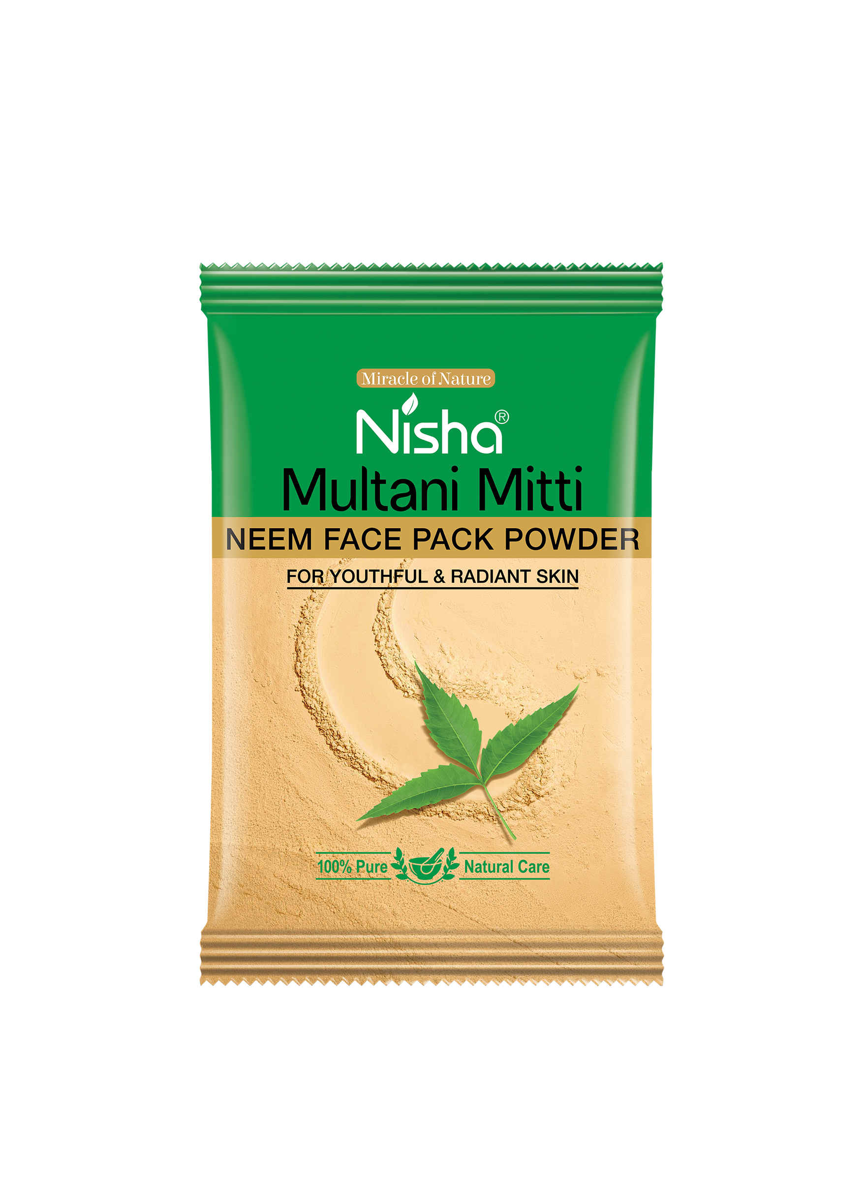 Nisha Multani Mitti Neem Face Pack Powder 10g
