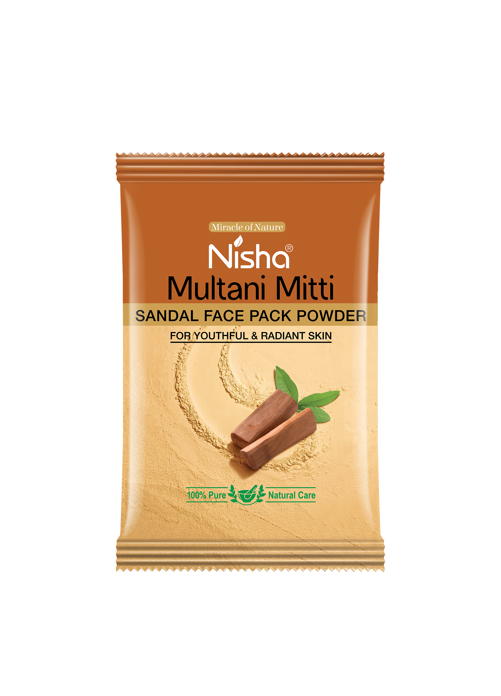 Nisha Multani Mitti Sandal Face Pack Powder 10g