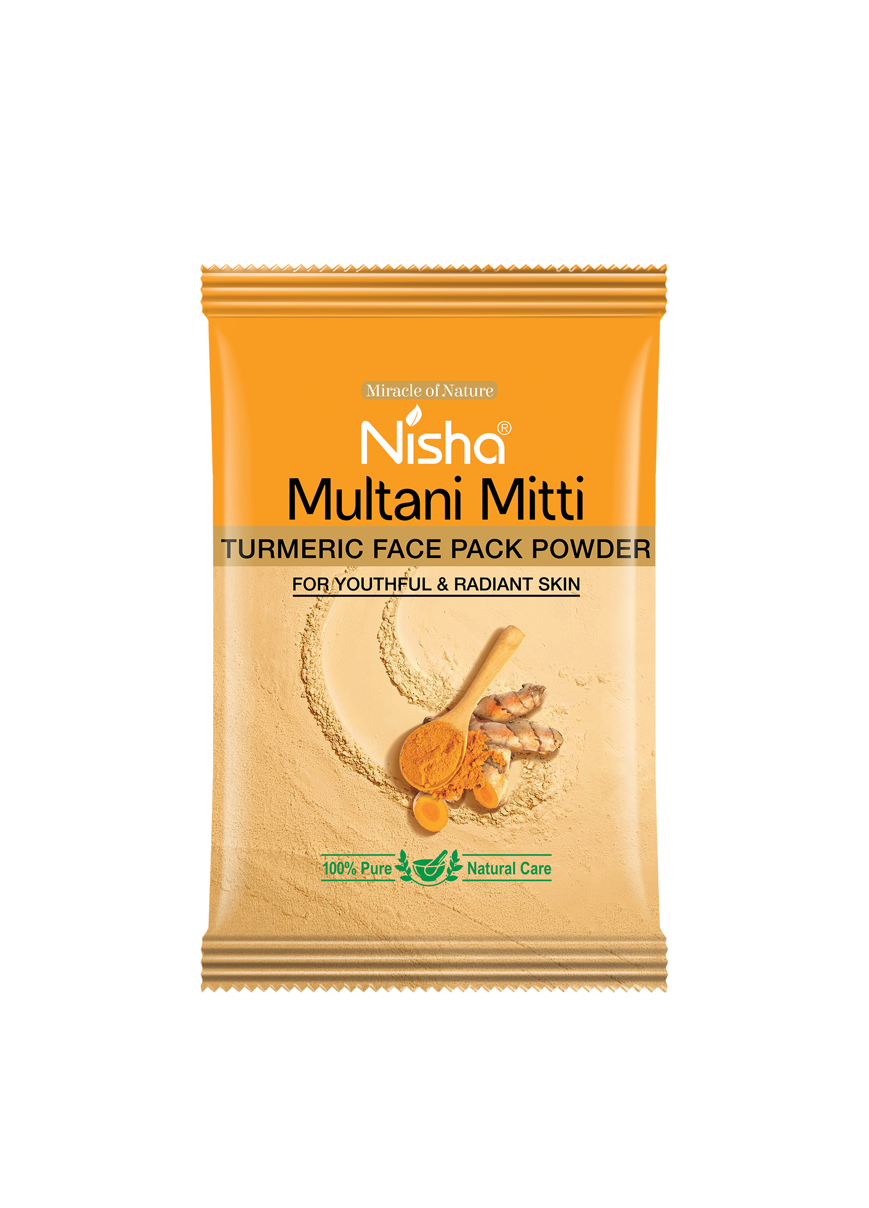 Nisha Multani Mitti Turmeric Face Pack Powder – 10g