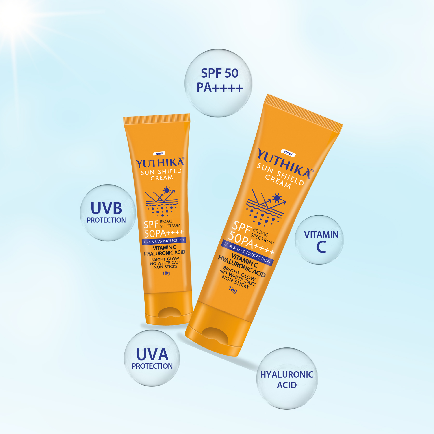 Yuthika Sun Shield Cream 18g