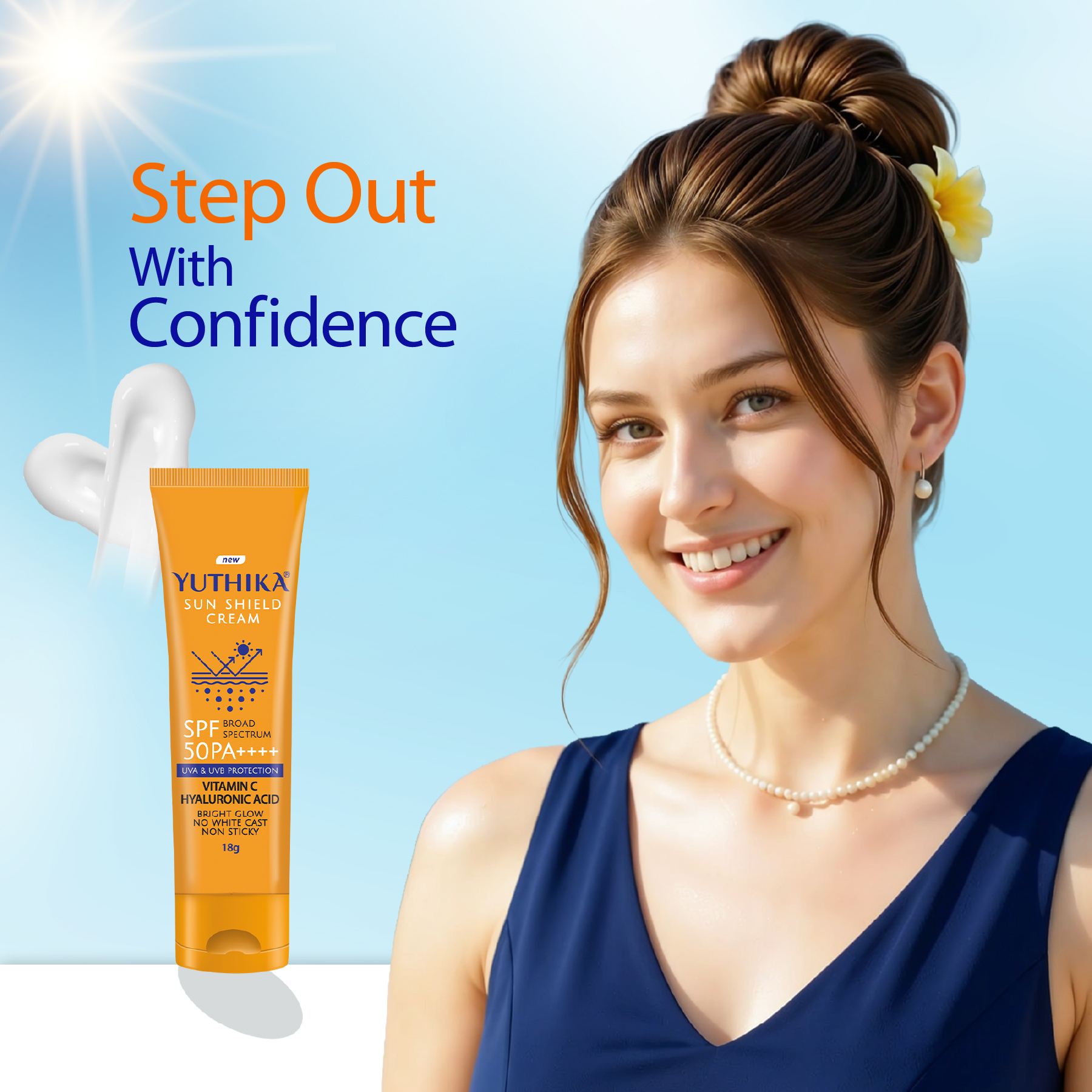 Yuthika Sun Shield Cream 18g