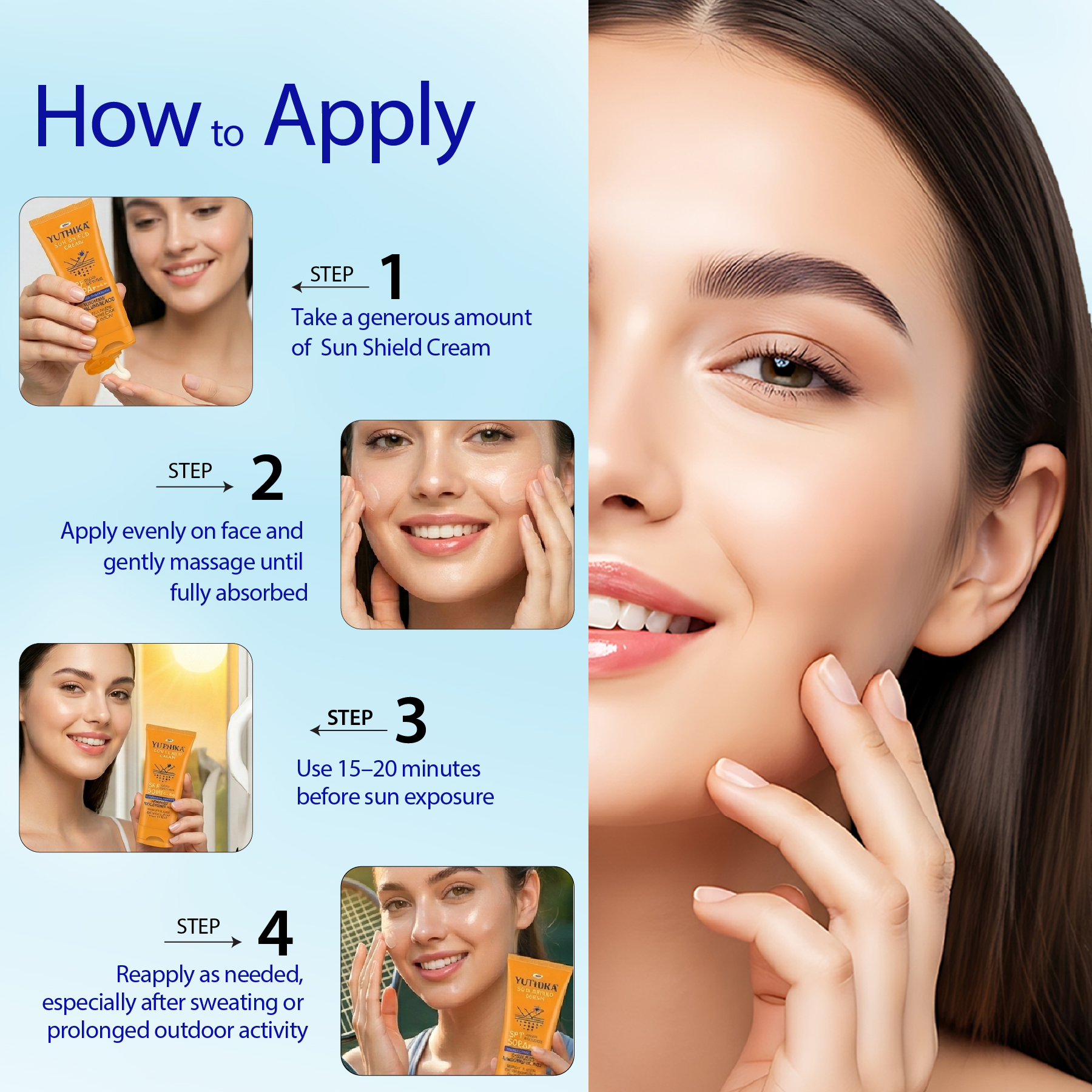 Yuthika Sun Shield Cream 30g