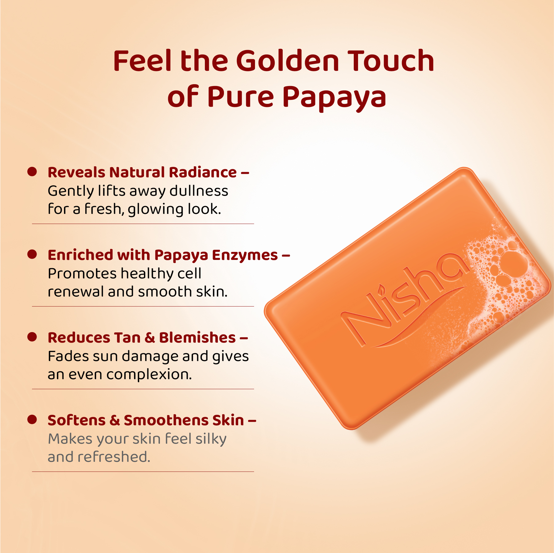 Nisha Luxury Soap Papaya
