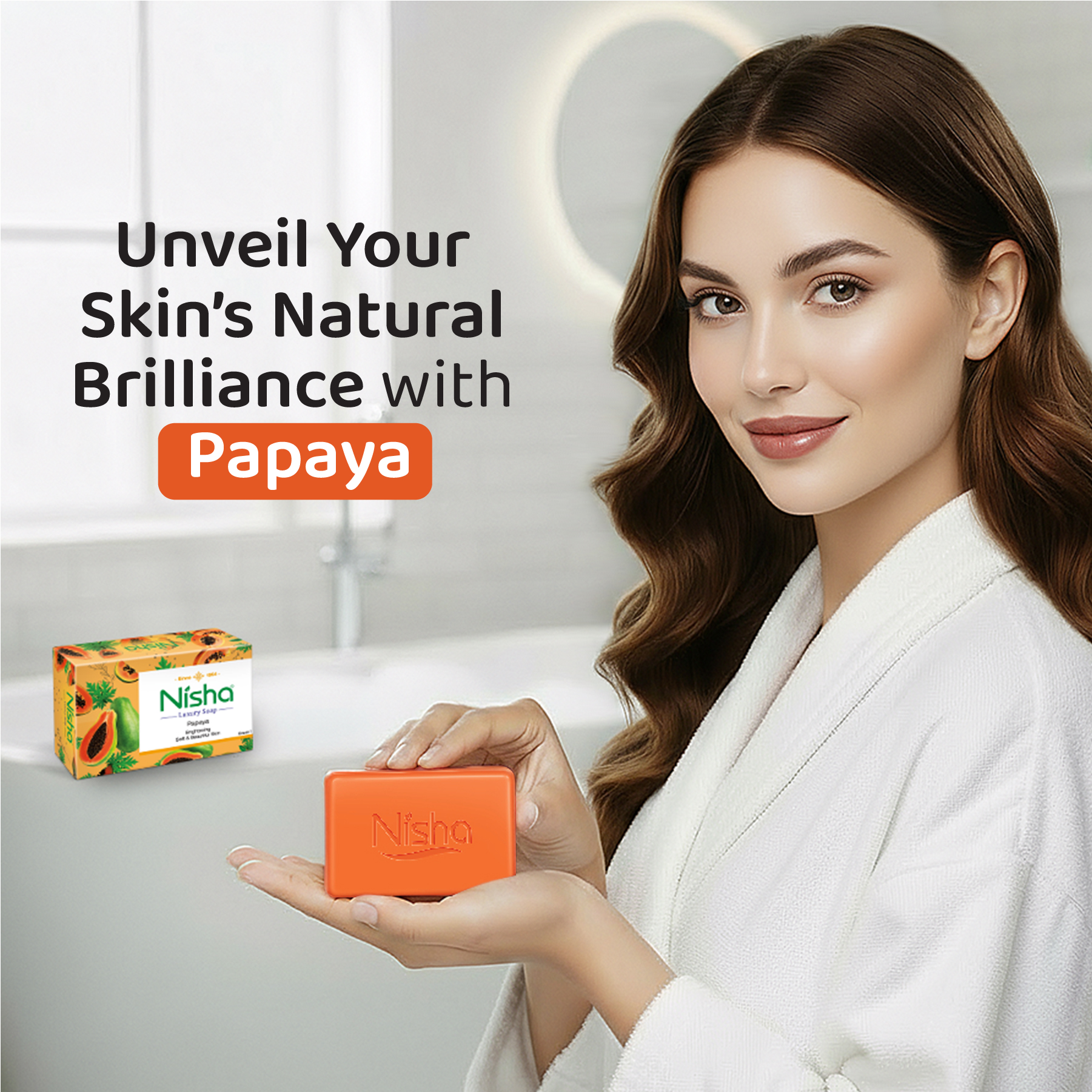 Nisha Luxury Soap Papaya