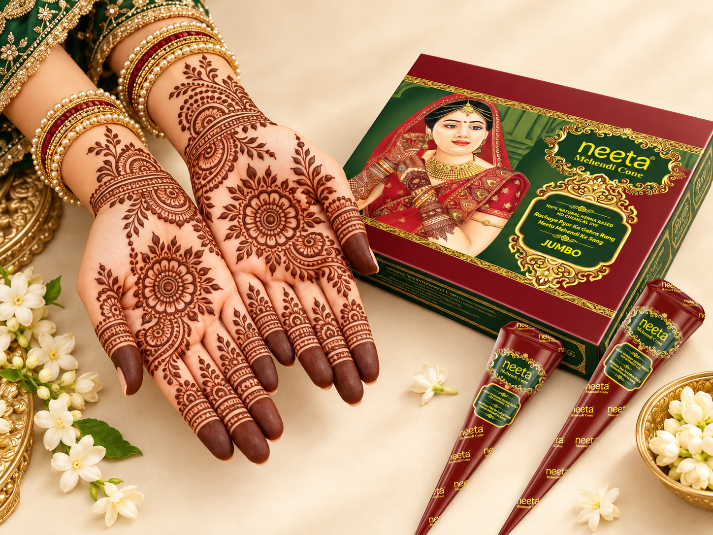 Neeta Ready to Use Henna Cone
